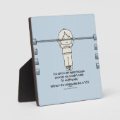 バーを高く設定 フォトプラーク (正面)