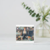 バーアットザフォリーベルゲールエドワードマネ スクエア名刺 (スタンド正面)