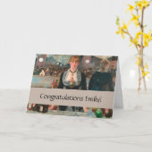 バーアットザフォリーベルジェーエドゥアードマネ カード (黄色い花)