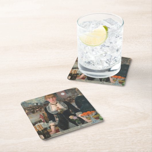 バーアットザフォリーベルジェーエドゥアードマネ スクエアペーパーコースター (インサイチュ)