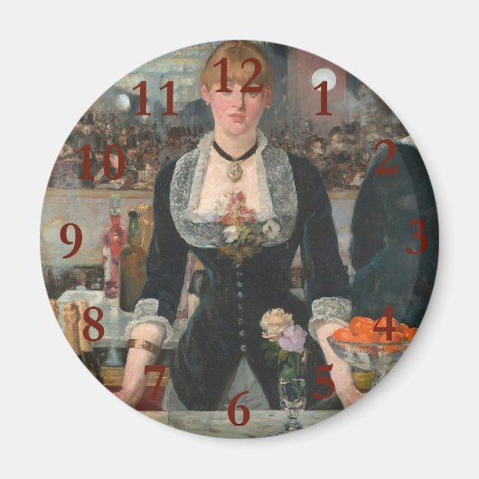 バーアットザフォリーベルジェーエドゥアードマネ マグネット (正面)