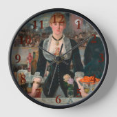 バーアットザフォリーベルジェーエドゥアードマネ 壁時計 (正面)