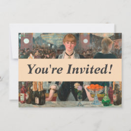 バーアットザフォリーベルジェーエドゥアードマネ 招待状