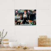 バーアットザフォリーベルジェーバイエドゥアードマネ ポスター (キッチン)