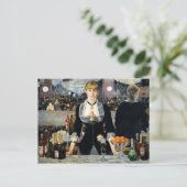 バーアットザフォリーベルジェーバイマネ ポストカード (スタンド正面)