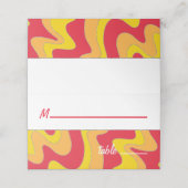 バーアンバルミツワーグリッタリーカラー座席表 プレイスカード (外部開封)