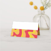 バーアンバルミツワーグリッタリーカラー座席表 プレイスカード (裏面)