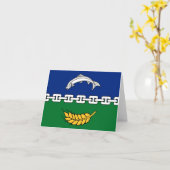 バーウィック郡旗 カード (黄色い花)