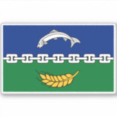 バーウィック郡旗 シール (正面)