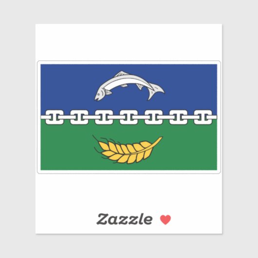 バーウィック郡旗 シール (シート)