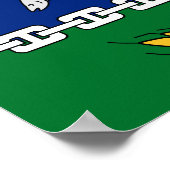 バーウィック郡旗 ポスター (角)