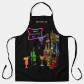 バーエプロンとネオンの看板 エプロン (正面)