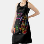 バーエプロンとネオンの看板 エプロン (インサイチュ)