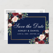 バーエレガントグンディフローラブルー 案内ポストカード (正面/裏面)