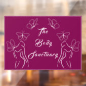 バーエレガントグンディロゴ女性体プロモ気にント ウィンドウサイン (シート2)