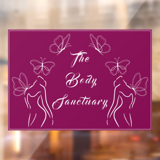 バーエレガントグンディロゴ女性体プロモ気にント ウィンドウサイン (シート2)