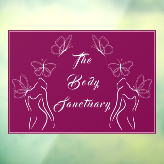 バーエレガントグンディロゴ女性体プロモ気にント ウィンドウサイン (シート3)