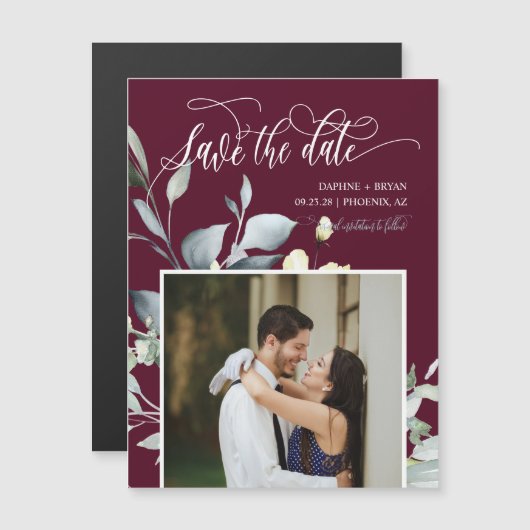 バーエレガントグンディ離れグリーグのマグネットを保存 (正面/裏面)