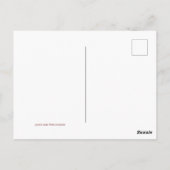 バーエレガントグンディ&ゴールデンバラ日付を保存 ポストカード (裏面)