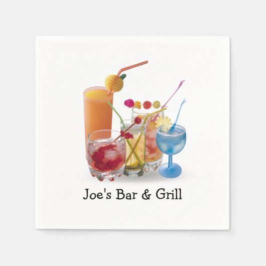 バーカクテルコレクション スタンダードカクテルナプキン (正面)