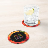 バーカスタムコースター会社のロゴ&写真 ラウンドペーパーコースター (インサイチュ)