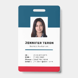 バーカスタムコーモダンド付き海軍の従業員IDカード バッジ