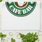 バーカスタムショップのロゴ付きキッチンタオル キッチンタオル (折り畳み)