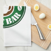 バーカスタムショップのロゴ付きキッチンタオル キッチンタオル (四つ折り)