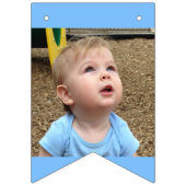 バーカスタム(ユダヤ教の)バル・ミツバーブルー バンティングフラッグ (第2の旗)