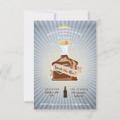 バーカップルのウェディングシャワー招待状 招待状 (正面)