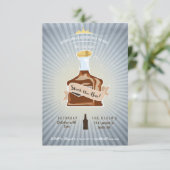 バーカップルのウェディングシャワー招待状 招待状 (スタンド正面)