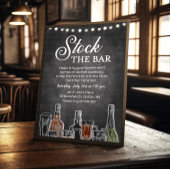 バーカップルのコードシャワーをストック 招待状