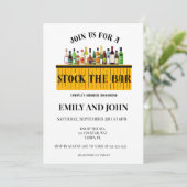 バーカップルのシャワーを予約する 招待状 (スタンド正面)