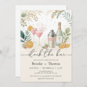 バーカップルのシャワー招待状をストック 招待状 (正面/裏面)