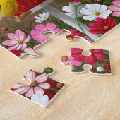 バーカラフルド&バードハウスフラワーガーデン ジグソーパズル (側面)