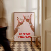 バーカートデコール、応援プリント、プロットのためにそれを行う ポスター