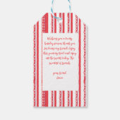 バーカート大千年 ギフトタグ (裏面)