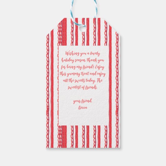 バーカート大千年 ギフトタグ (裏面)