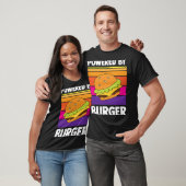 バーガおもしろいー引用文ハンバーガーチーズバーガー Tシャツ (ユニセックス)