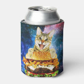 バーガおもしろいー猫宇宙 缶クーラー (缶正面)