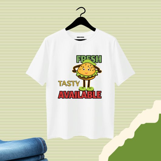 バーガおもしろいー Tシャツ