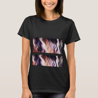 バーガラス綿グラフィックトップ Tシャツ