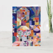 バーガルテン(城庭) - Paul Klee - カード (正面)