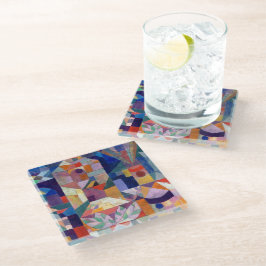 バーガルテン(城庭) - Paul Klee - ガラスコースター