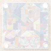 バーガルテン（城庭） - Paul Klee - ガラスコースター (裏面)