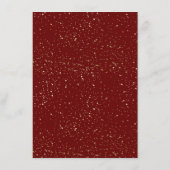 バーガンお洒落ディ卒業パーティーのディナーメニュー メニュー (裏面)