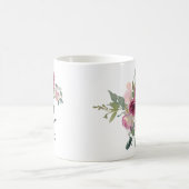 バーガンかわいらしディ・フローラ最高の・ナニー・エバー  コーヒーマグカップ (中央)