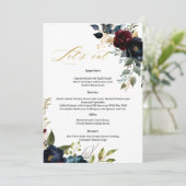 バーガンエレガントディフローラ開花と緑 メニュー (スタンド正面)