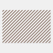 バーガンエレガントディワインクリームフローラ緑ストライプ色 ラッピングペーパーシート (正面3)