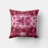 バーガンエレガントディ大理石デザインクッション。 クッション (裏面)